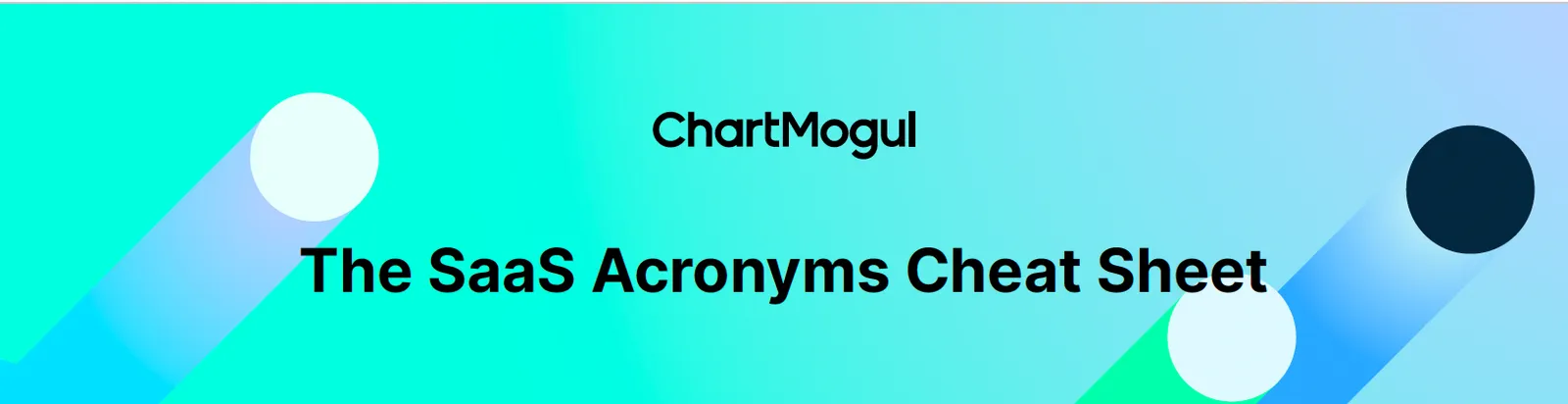 SaaS acronyms cheat sheet