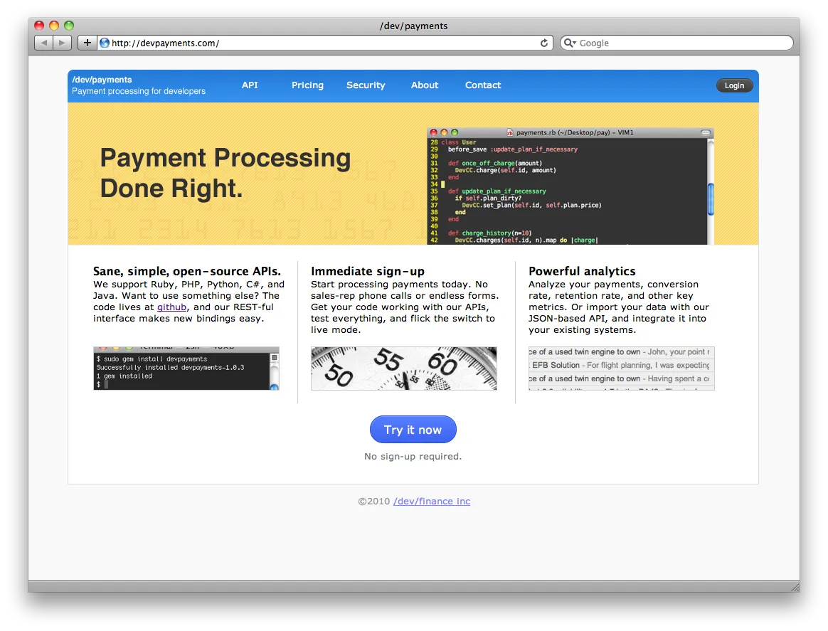 https://www.quora.com/What-did-the-first-version-of-Stripe-look-like-How-did-they-get-it-to-work-in-production-for-the-first-users