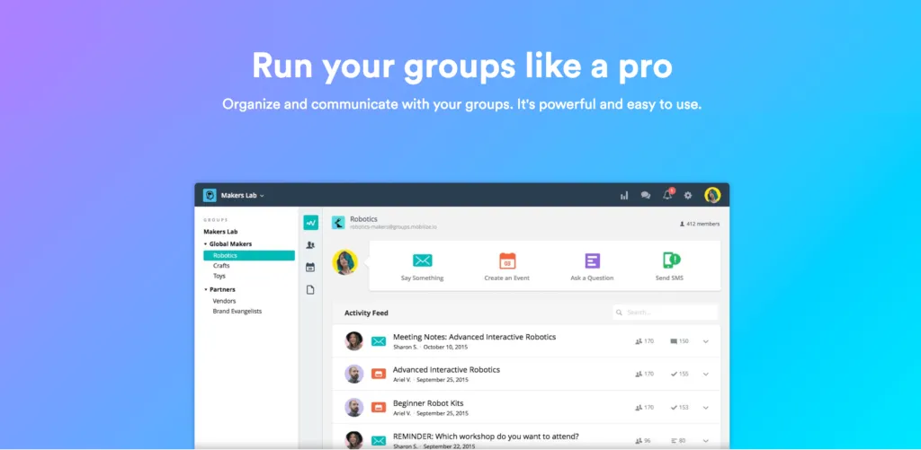 The Mobilize product (source: moblize.io)